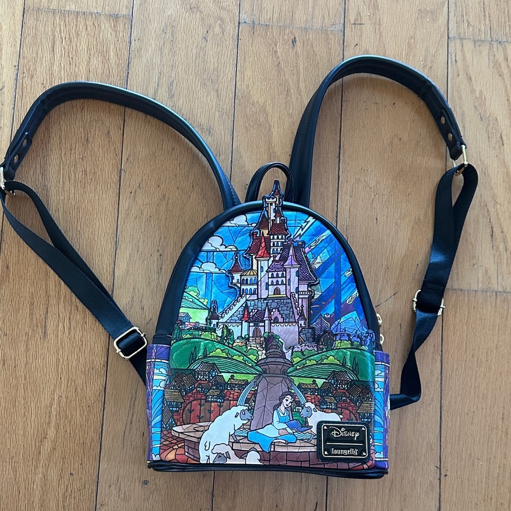 NWOT - Loungefly Disney Beauty and the Beast backpack